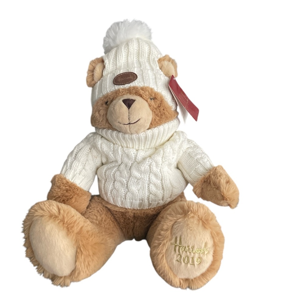 RARE Harrods 2019 Plush Large Joshua Annual Christmas Bear NWT